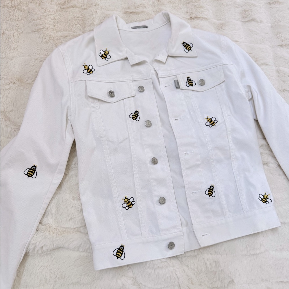 DIOR x KAWS Denim Jacket with Embroidered Details - Picture 3 of 16